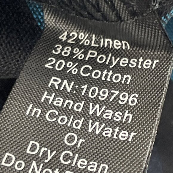 Pretty Angel Two Piece Multi layer Dress Tunic Women’s L Striped Teal Black - Picture 9 of 11